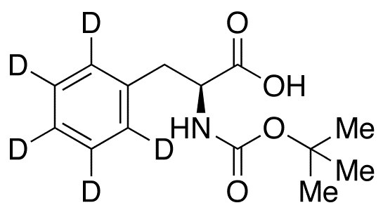N-Boc-L-phenyl-d5-alanine - Chemical structure and product image