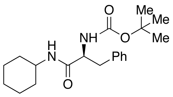 N-t-Boc-phenylalanine Cyclohexylamide - Chemical structure and product image