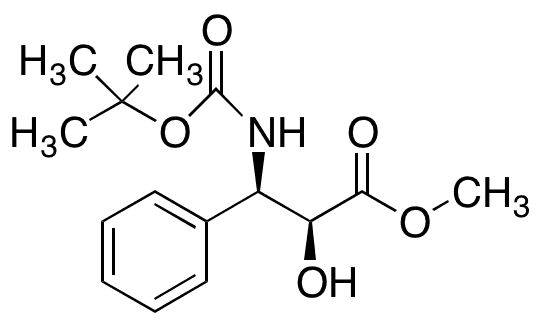 (2S,3R)-N-Boc-3-phenyl Isoserine Methyl Ester - Chemical structure and product image