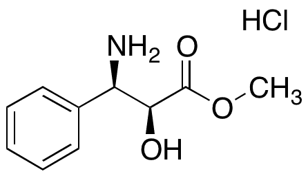 (2S,3R)-3-Phenyl Isoserine Methyl Ester Hydrochloride - Chemical structure and product image