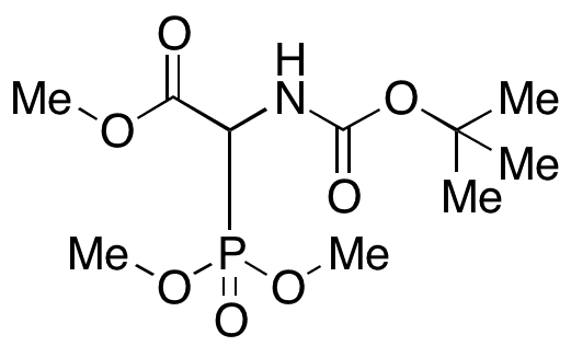 (Â±)-Boc-alpha-phosphonoglycine Trimethyl Ester - Chemical structure and product image