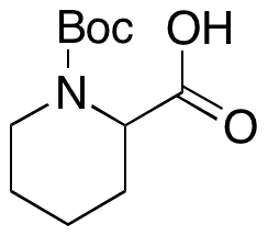 DL-Boc-pipecolic Acid - Chemical structure and product image