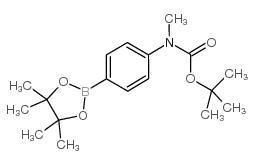 4-(BOC-Methylamino)phenylboronic acid, pinacol ester - Chemical structure and product image
