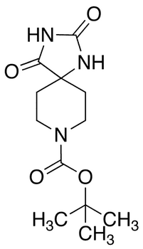 1-t-Boc-piperidine-4-spiro-5-hydantoin - Chemical structure and product image
