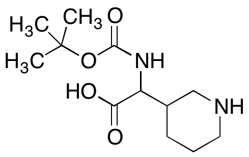 N-Boc-2-(piperidin-3-yl)glycine - Chemical structure and product image