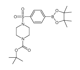 4-(4-Boc-piperazin-1-ylsulfonyl)phenylboronic Acid Pinacol Ester - Chemical structure and product image