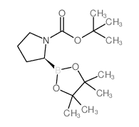 (S)-1-BOC-pyrrolidine-2-boronic acid, pinacol ester - Chemical structure and product image