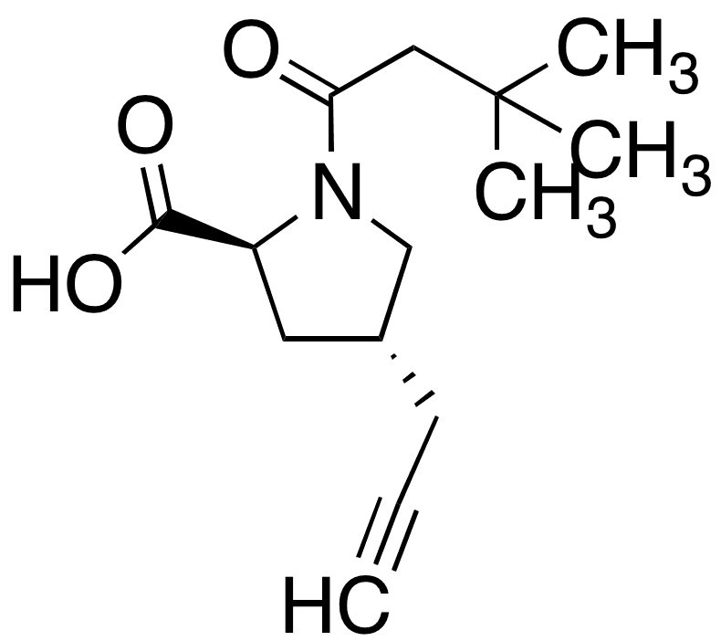 Boc-â€‹L-â€‹Propargylglycine - Chemical structure and product image