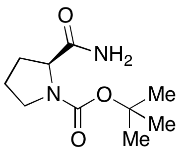 1-Boc-L-Prolinamide - Chemical structure and product image