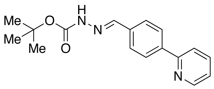 N-1-Boc-N-2-[4-(2-pyridinyl)benzylidene]hydrazone - Chemical structure and product image