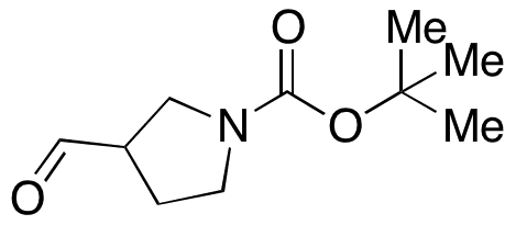 1-Boc-pyrrolidine-3-carboxaldehyde - Chemical structure and product image