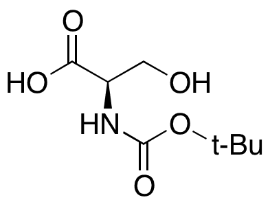 Boc-D-serine - Chemical structure and product image