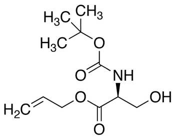 N-t-Boc-L-serine Allyl Ester - Chemical structure and product image