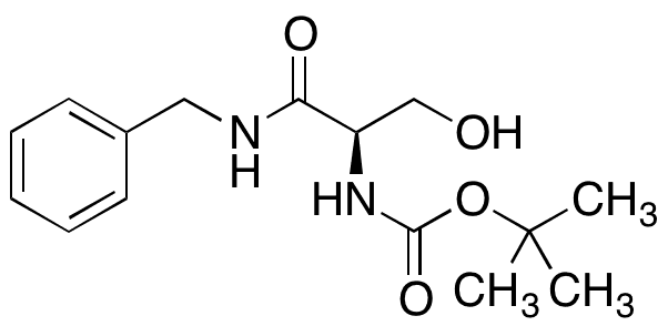 Boc-D-serine Benzylamide - Chemical structure and product image