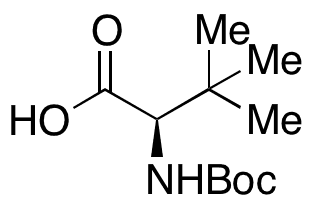 N-Boc-D-tert-leucine - Chemical structure and product image