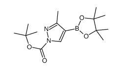 1-Boc-3-methylpyrazole-4-boronic Acid Pinacol Ester - Chemical structure and product image