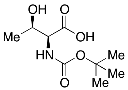 N-Boc-L-threonine - Chemical structure and product image