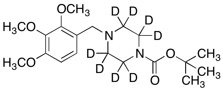 N-Boc-Trimetazidine-d8 - Chemical structure and product image