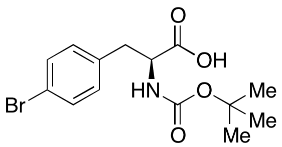Boc-L-4-Bromophenylalanine - Chemical structure and product image