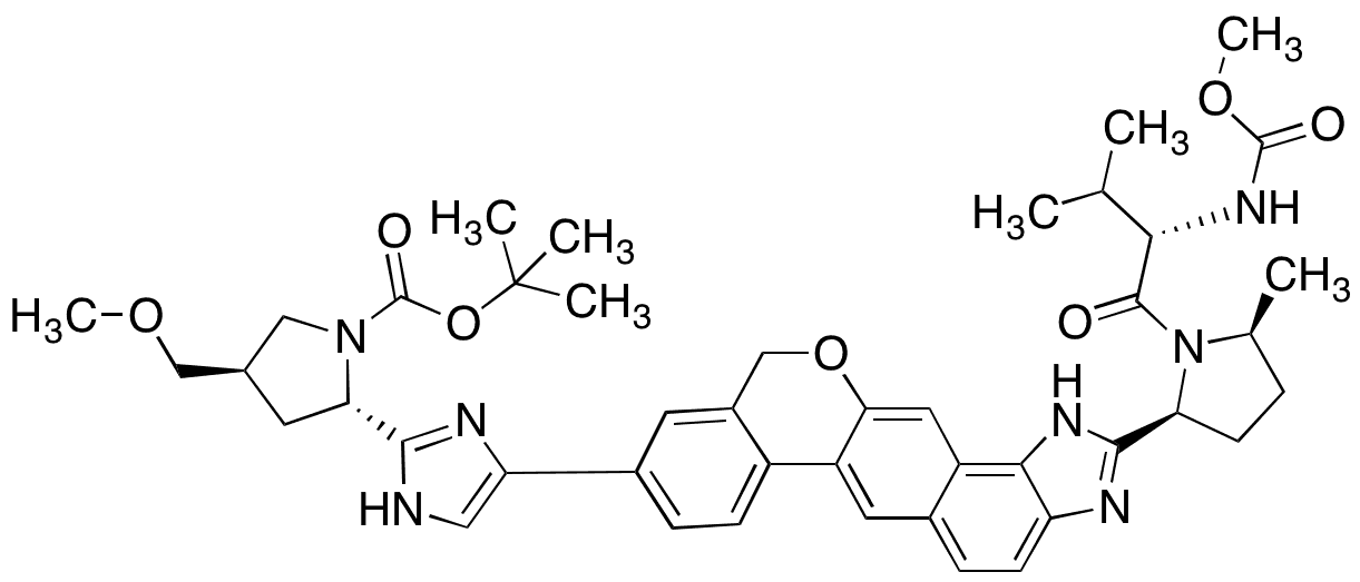 Boc Velpatasvir R Isomer (Methoxy Methyl) - Chemical structure and product image