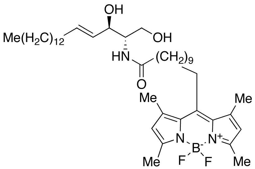 Bodipy C12-Ceramide - Chemical structure and product image