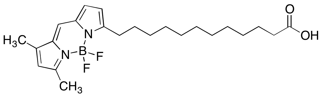 12-BODIPY-dodecanoic Acid - Chemical structure and product image
