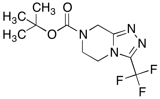tert-Butyl 3-(Trifluoromethyl)-5,6-dihydro-[1,2,4]triazolo[4,3-a]pyrazine-7(8H)-carboxylate - Chemical structure and product image