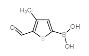 5-Borono-3-methylthiophene-2-carboxaldehyde - Chemical structure and product image