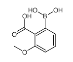 2-Borono-6-methoxybenzoic acid - Chemical structure and product image