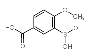 3-Borono-4-methoxybenzoic acid - Chemical structure and product image