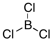 Boron Trichloride (1M solution in Dichloromethane) - Chemical structure and product image