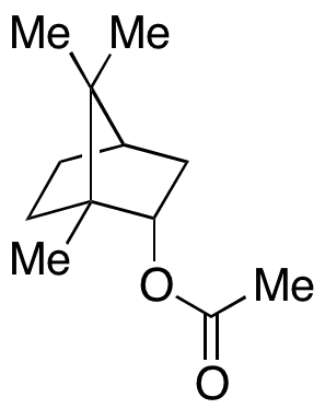 (+)-Bornyl Acetate - Chemical structure and product image