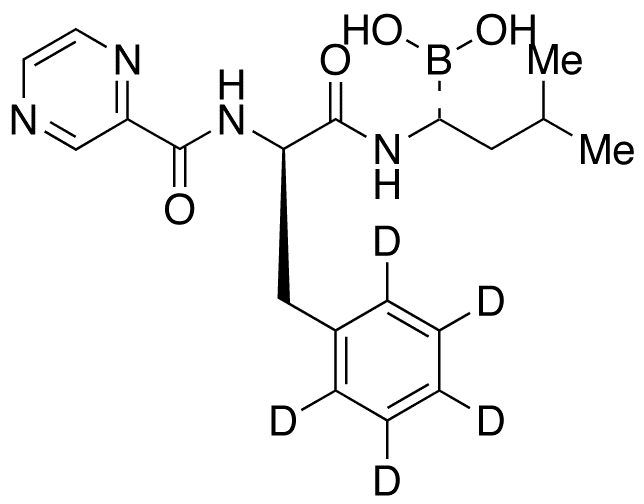 (1R,2R)-Bortezomib-d5 - Chemical structure and product image