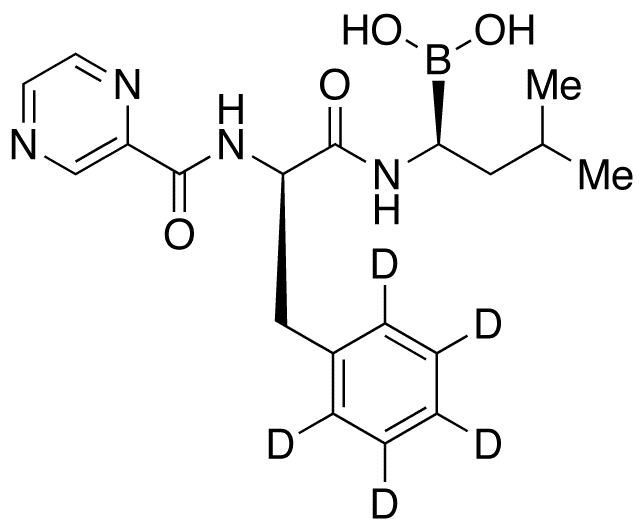 (1S,2R)-Bortezomib-d5 - Chemical structure and product image