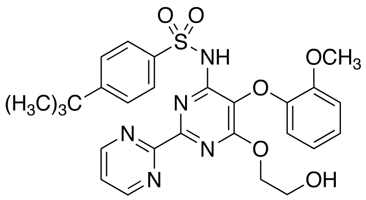 Bosentan - Chemical structure and product image