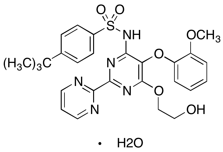 Bosentan Hydrate - Chemical structure and product image