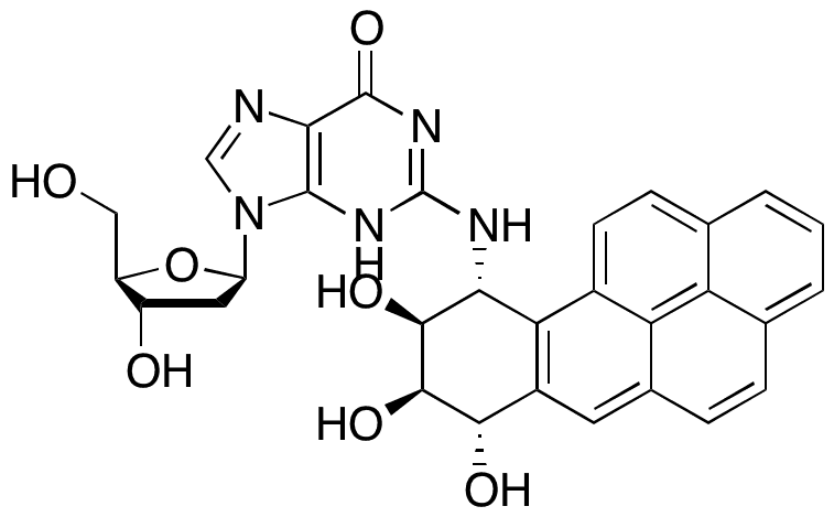 (-)-trans-anti-N2-BPDE-dG - Chemical structure and product image