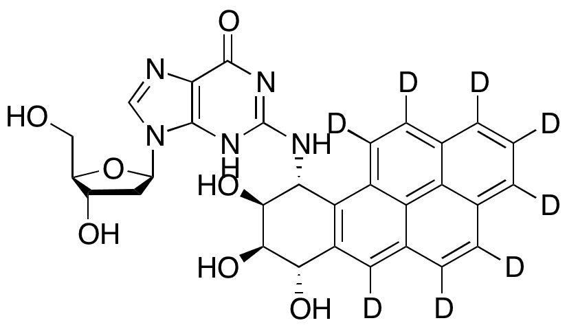 (-)-trans-anti-N2-BPDE-dG-d8 - Chemical structure and product image
