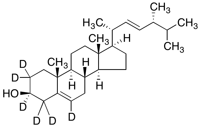 Brassicasterol-(2,2,3,4,4,6-D6) - Chemical structure and product image