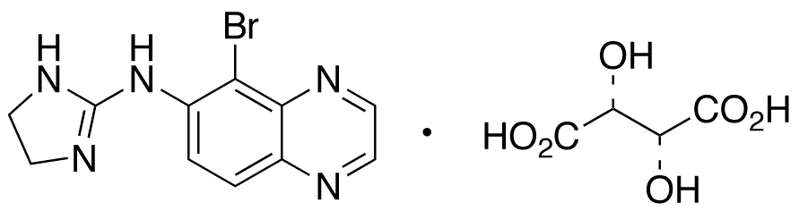 Brimonidine L-Tartrate - Chemical structure and product image