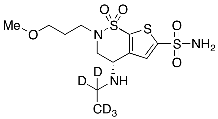 (S)-Brinzolamide-d5 - Chemical structure and product image