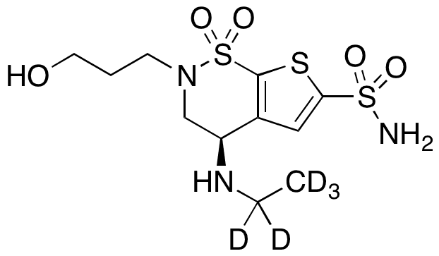 O-Desmethyl Brinzolamide-D5 - Chemical structure and product image