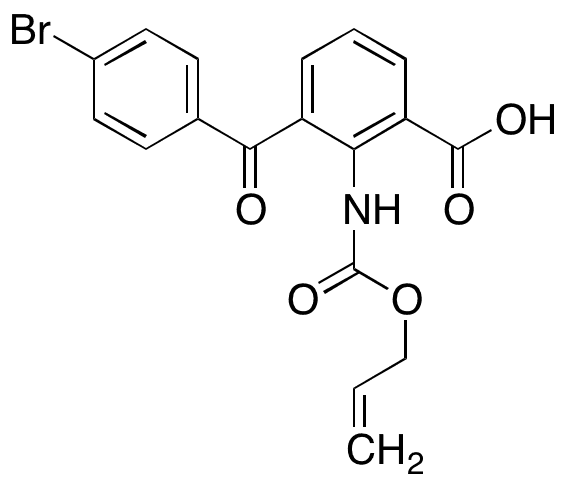 Bromfenac N-Allyloxycarbonyl - Chemical structure and product image