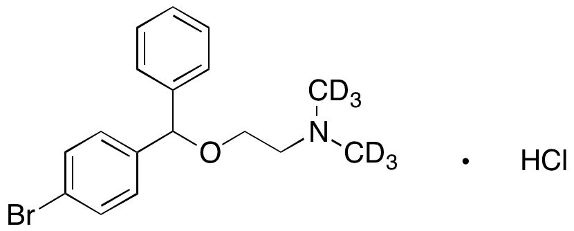 Bromazine-d6 Hydrochloride - Chemical structure and product image
