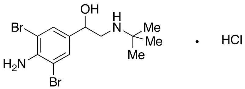 Brombuterol Hydrochloride - Chemical structure and product image