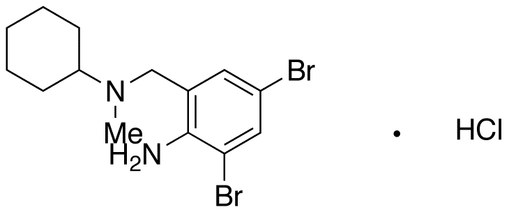 Bromhexine Hydrochloride - Chemical structure and product image