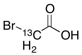 Bromoacetic-2-13C Acid - Chemical structure and product image