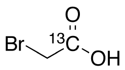 Bromoacetic-1-13C Acid - Chemical structure and product image