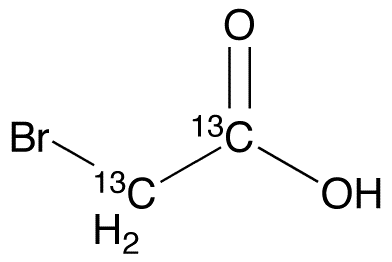 Bromoacetic-1,2-13C2 Acid - Chemical structure and product image
