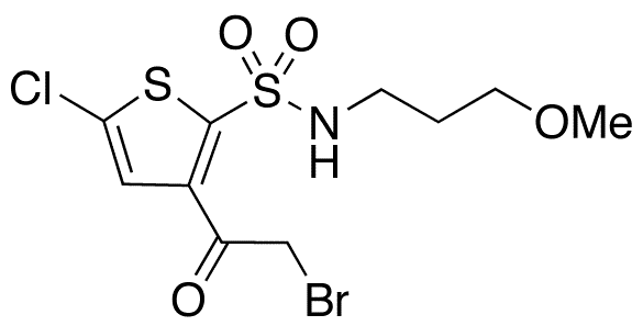 3-(2-Bromoacetyl)-5-chloro-N-(3-methoxypropyl)-2-thiophenesulfonamide - Chemical structure and product image